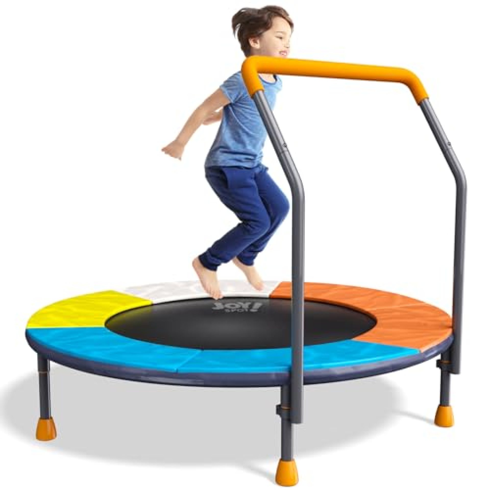 3FT Foldable Trampoline for Kids, 36” Mini Small Trampoline with Handle Bar Indoor|Outdoor, 3FT Foldable Trampoline for Kids, 36” Mini Small Trampoline with Handle Bar Indoor|Outdoor,
