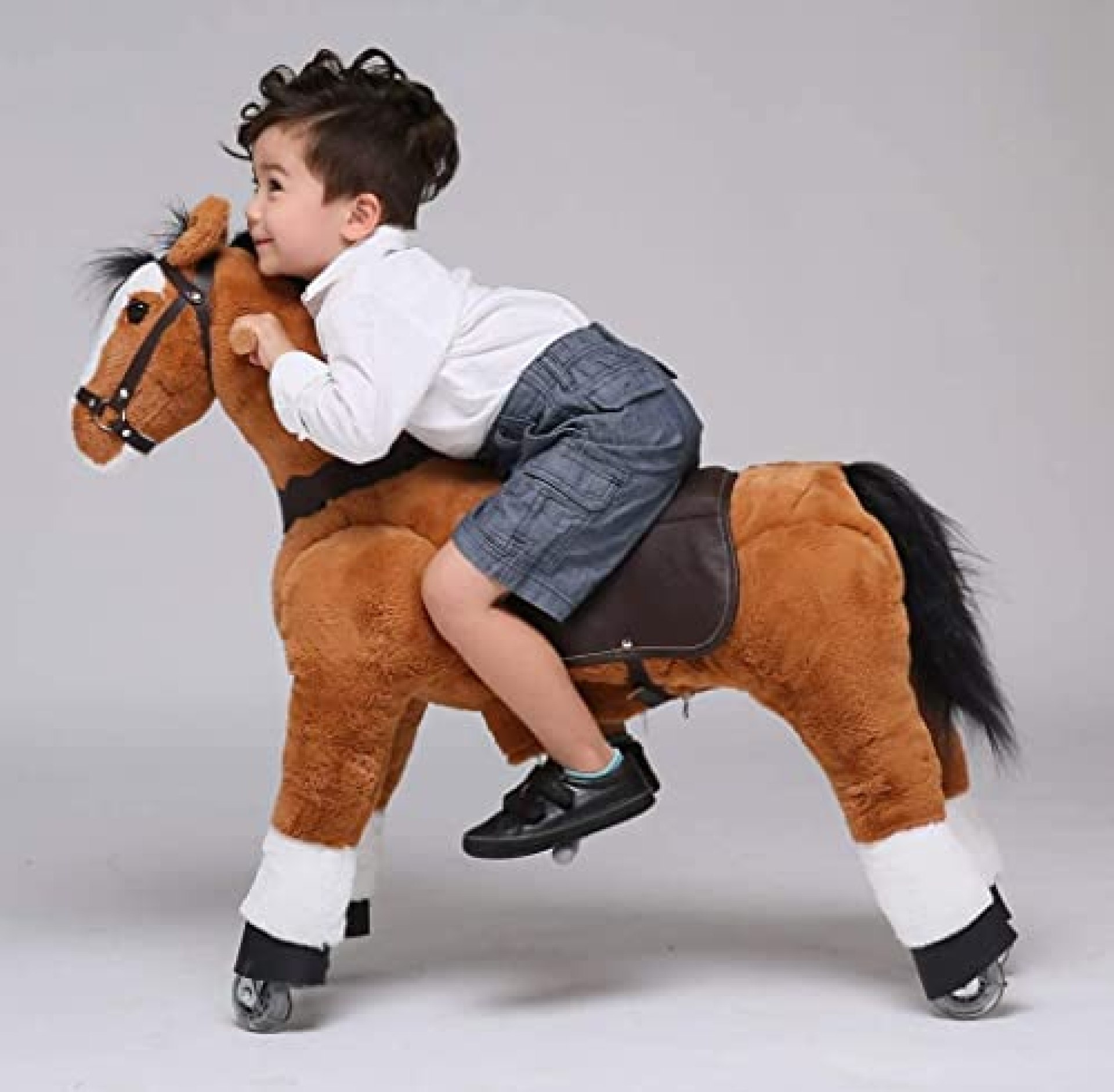 Ufree Ride on Horse Toy for Kids 4-9 Years Old, Height 36 Inch Adjustable Paddle for Different Ages Ufree Ride on Horse Toy for Kids 4-9 Years Old, Height 36 Inch Adjustable Paddle for Different Ages