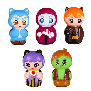 Finger Puppets for Kids Toddlers, Vampire Witch Pumpkin Halloween Finger Puppet Toy – Squishy Toys