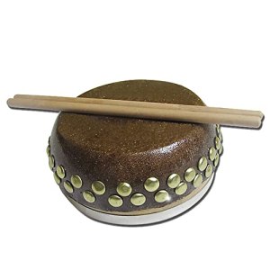 KAFELE Traditional Chinese Folk Taoist Drum Religious Drum Extra Thick Head Layer Buffalo Leather