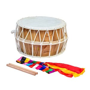 KAFELE Korean Nonggu Rope Climbing Drum Cowhide Drum Dance Drum Round Drum Music Drum Dance Props