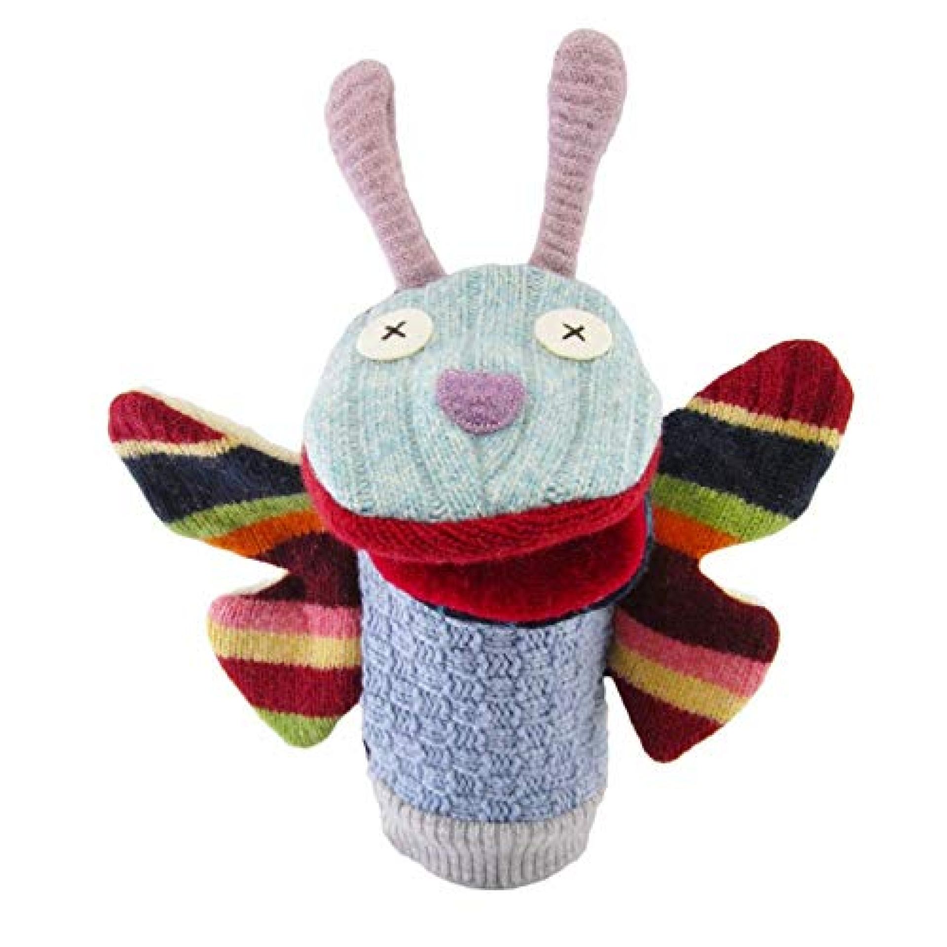 Cate and Levi & – Puppet – Premium Reclaimed Wool – made in Canada – Machine Washable (Butterfly) Cate and Levi & – Puppet – Premium Reclaimed Wool – made in Canada – Machine Washable (Butterfly)