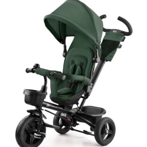 kk Kinderkraft Aveo Tricycle from 9 Months up to 25 kg, Children’s Tricycle with Push Bar, Compact