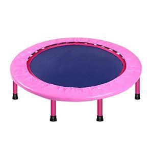 Kids Trampoline, Mini Trampoline 40” Inch With Handle Foldable Rebounder Jumper Indoor/Outdoor Kids