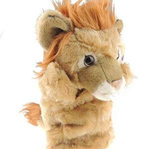 Glamour Girlz Super Cute Children’s Boys Girls Large Animal Soft Fluffy Plush Hand Puppet (Lion)