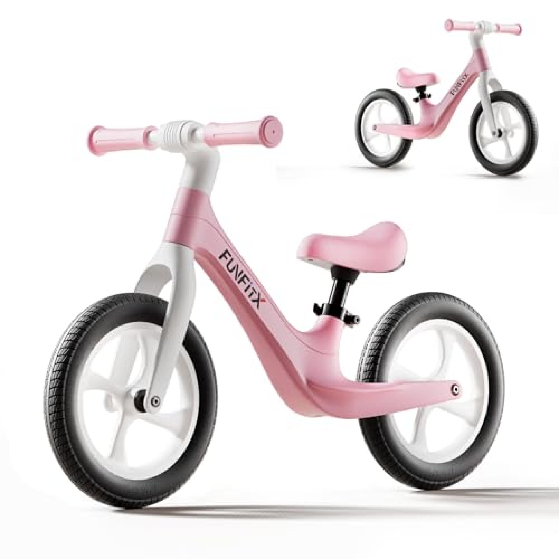 FunFitX Toddler Balance Bike Age 24+ Months,2 to 5 Years Old,12-Inch Flat-Free Tires,No Pedal FunFitX Toddler Balance Bike Age 24+ Months,2 to 5 Years Old,12-Inch Flat-Free Tires,No Pedal
