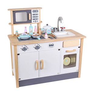 JW-YZWJ Children’s Classic Kitchen Toys, Wooden Simulation Tableware And Kitchenware, Cognitive