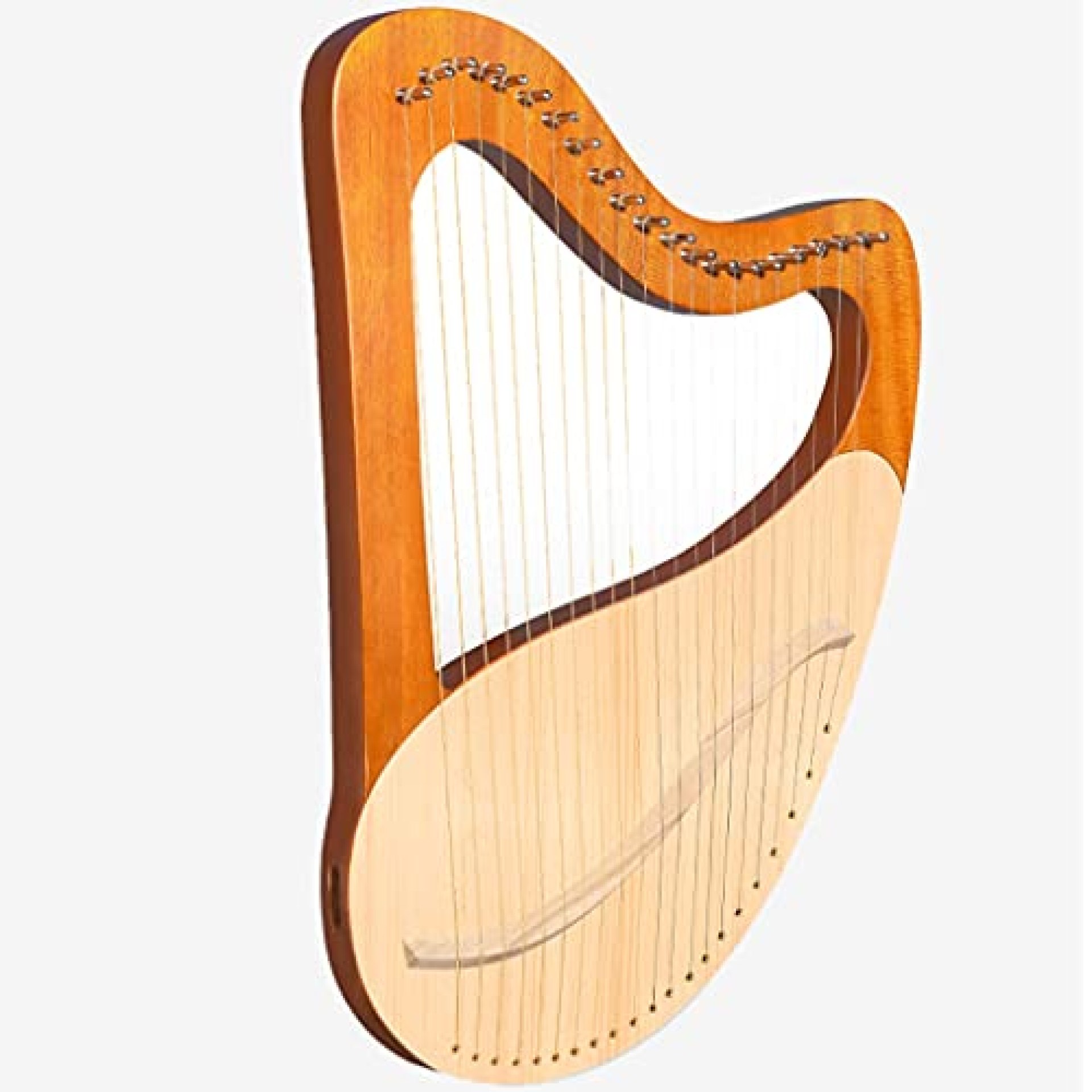 21-String Lyre Harp for Beginners, Portable Harp Box Musical Instrument, Gift for Beginners, Music 21-String Lyre Harp for Beginners, Portable Harp Box Musical Instrument, Gift for Beginners, Music