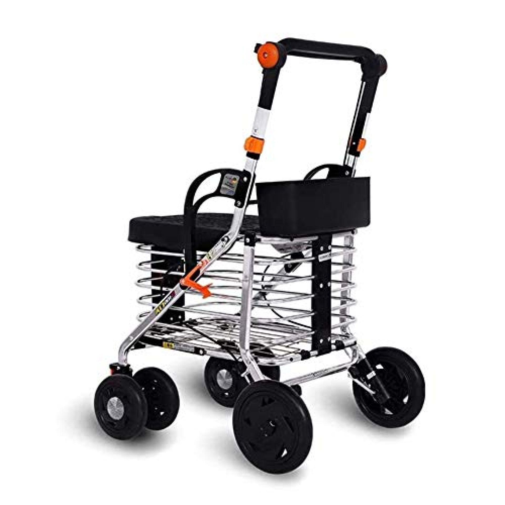 MYIME Walking Frame Standard Walker Rollator Rollator With Wheels Lightweight Aluminium Folding MYIME Walking Frame Standard Walker Rollator Rollator With Wheels Lightweight Aluminium Folding