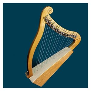 Musical Instrument Lyre Harp 19 Strings Wooden Lyre Harp 15 String String Instruments (Color : 5)