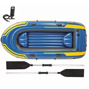 KOHARA Inflatable Dinghy Boat Fishing, Inflatable Boat Kids with Oars, Touring Kayak, Inflatable