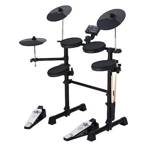 Morelian Electric Drum Set 8 Piece Electronic Drum Kit for Adult Beginner with 144 Sounds Hi-Hat
