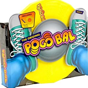 License To Play Pogo Ball (Yellow and Orange) – Toy – Action – For Kids – Includes Pogo Bal and Pump