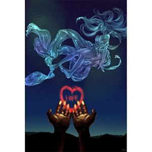 JW-MZPT Wooden Puzzle, Architectural Landscape DIY Home Decoration Mural, Heart Hope,3000pieces