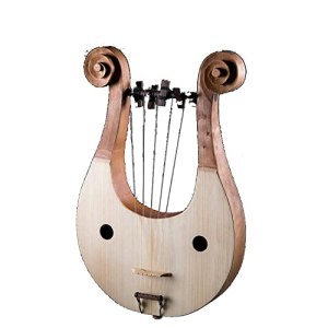 Lyre Harp 5 For Adult Mahogany Music Instruments Lyre Harp With Tuning Wrench Black Gig Bag Best