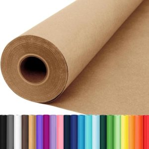 36″ x 3600″ (300′) Brown Kraft Paper Roll, Bulletin Board Paper, Gift Wrapping Paper for Craft Paper