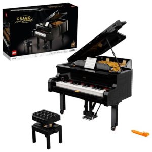 LEGO Ideas Grand Piano 21323 Model Building Kit, Build Your Own Playable Grand Piano, An Exciting