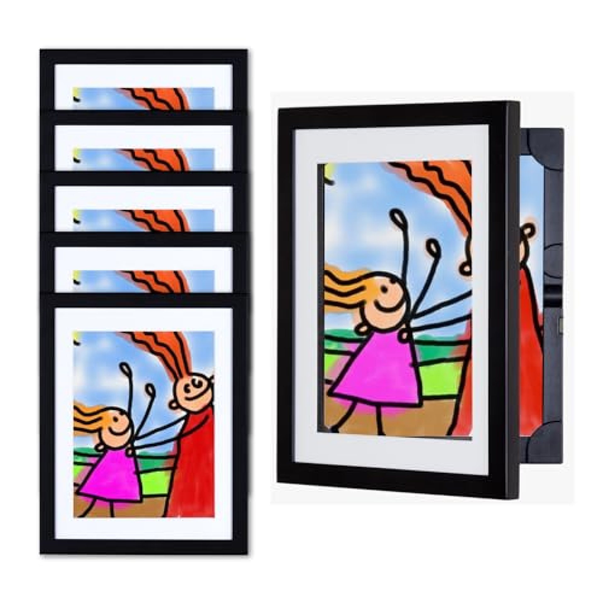 Li’l Davinci Art Cabinet, Stores up to 50 Pieces of 8.5 x 11 inch Art, Outer Wooden Frame Dimensions Li’l Davinci Art Cabinet, Stores up to 50 Pieces of 8.5 x 11 inch Art, Outer Wooden Frame Dimensions