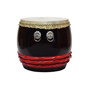 KAFELE Medium Awakening Lion Drum Diameter 60CM/Height 65CM Cowhide Drum Dragon Boat Drum Southern