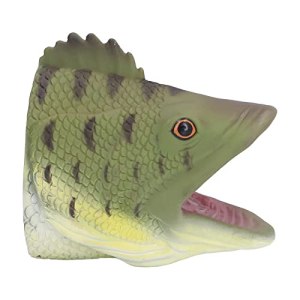 KOKAPO Animal Hand Puppet, Fish Puppet Soft Rubber Cute Realistic Storytelling Role Play Shark Head