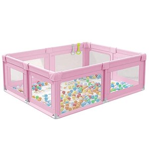 Protection Playpen Large Baby Fence Indoor Activity Center Portable 8-Panel Anti-Fall Toddlers Play