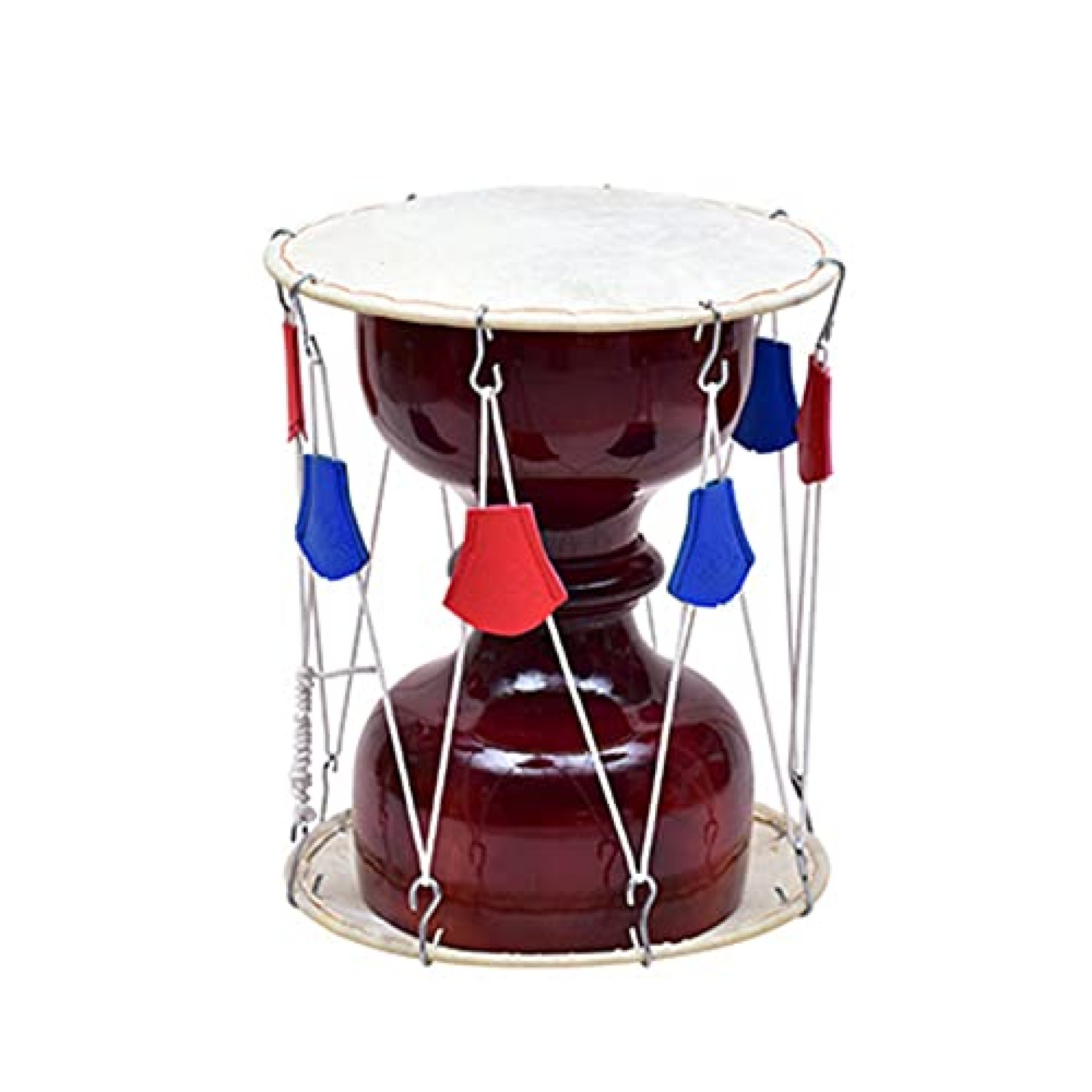 KAFELE Korean Long Drum Rope Climbing Drum Contains High And Low Bass Drum Stick + Red Silk + KAFELE Korean Long Drum Rope Climbing Drum Contains High And Low Bass Drum Stick + Red Silk +