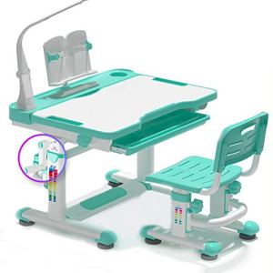 Yfainioo Children Desk And Chair Set, Height Adjustable Student Learning Desk School And Home Kids