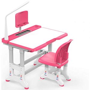 Yfainioo Children’s Table And Chair Set, Anti-Slip Height Adjustable Kid Student School Desk Chair