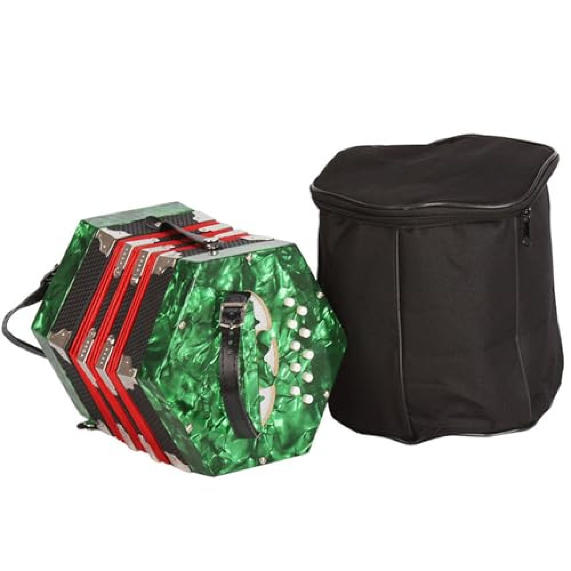 20-Key Accordion Concertina, 40-Tone Concertina, with Storage Bag, for Beginners, Level Examination, 20-Key Accordion Concertina, 40-Tone Concertina, with Storage Bag, for Beginners, Level Examination,