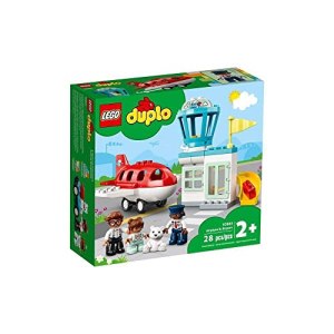 LEGO DUPLO Town Airplane & Airport 10961 Building Toy; Imaginative Playset for Kids; Great, Fun Gift