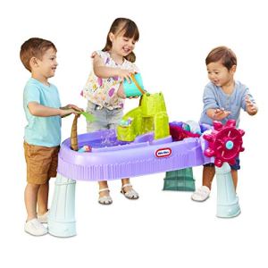 Little Tikes Mermaid Island Wavemaker Water Table with Five Unique Play Stations and Accessories,