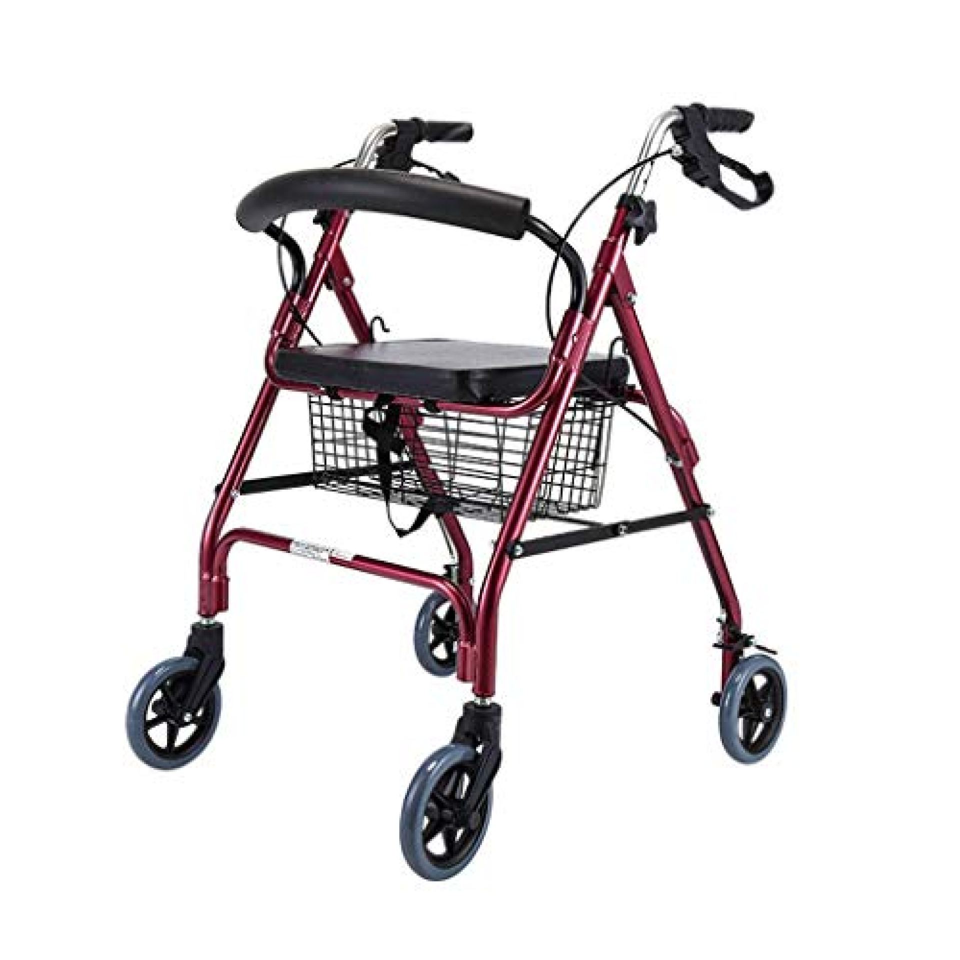 MYIME Crutches, Standard Walking Frames Transport Rollator Walker with Seat and 4 Wheels – MYIME Crutches, Standard Walking Frames Transport Rollator Walker with Seat and 4 Wheels –