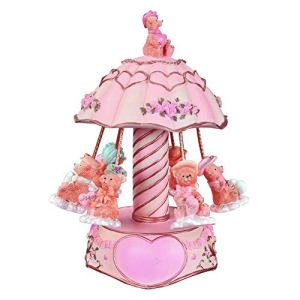 Musical Box LED Light Luminous Musical Carousel Box Christmas Musical Box for Kids,Play Carrying You