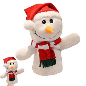Kids Christmas Puppet Toy | Santa Snowmen Reindeer Cartoon Educational Finger Dolls for Home,Kids