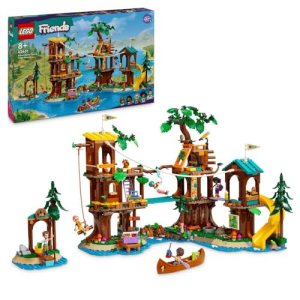 LEGO Friends Adventure Camp Tree House Set, Camping Playset Toy for 8 Plus Year Old Girls and Boys,