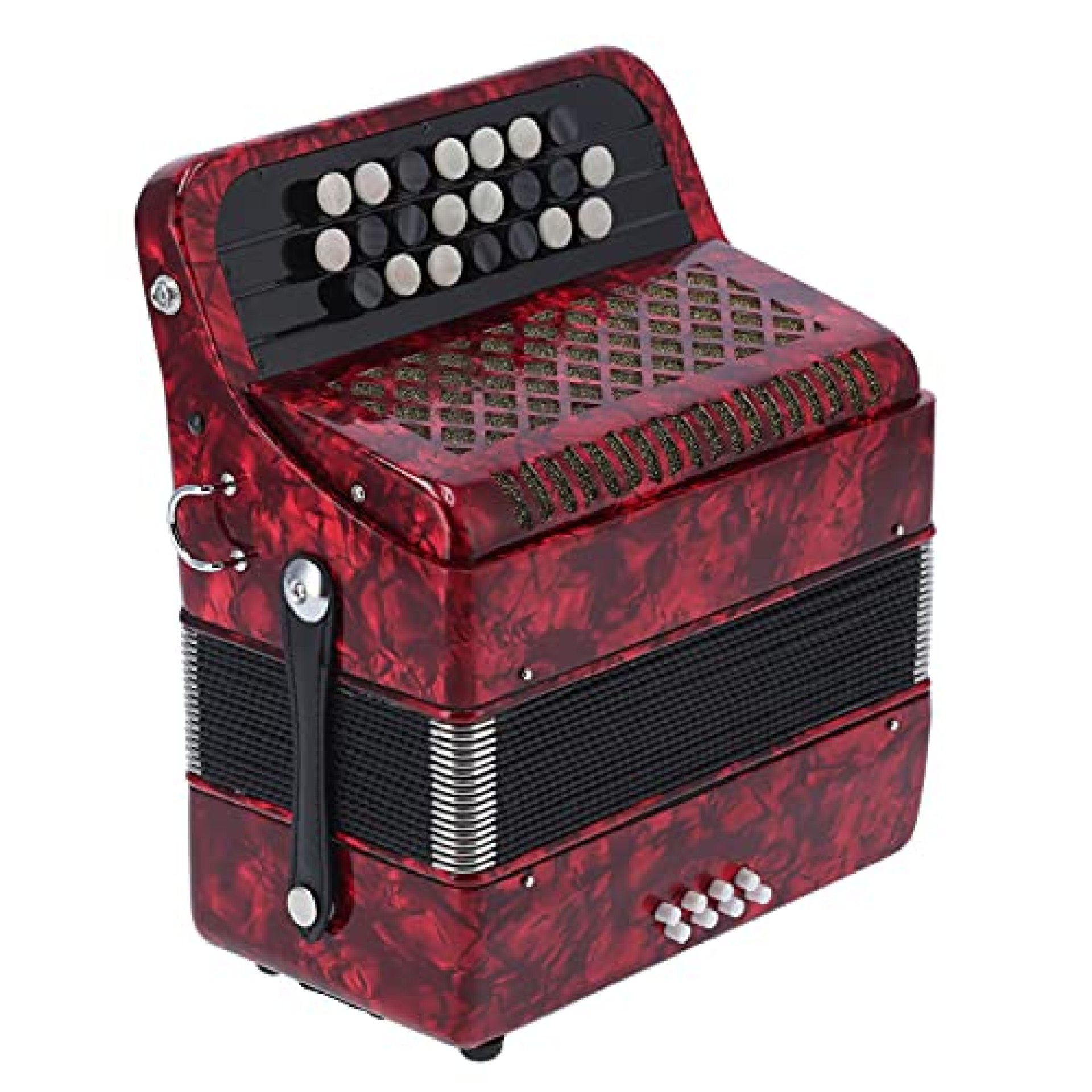 Diyeeni 22 Keys 8 Bass Piano Accordion, 2 Colors Portable Celluloid Accordion, with Strap Backpack, Diyeeni 22 Keys 8 Bass Piano Accordion, 2 Colors Portable Celluloid Accordion, with Strap Backpack,