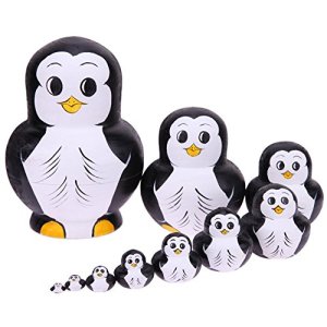 (20 Styles To Choose) Russian Nesting Dolls,Cute Animals Pattern Wooden Nesting Dolls Matryoshka