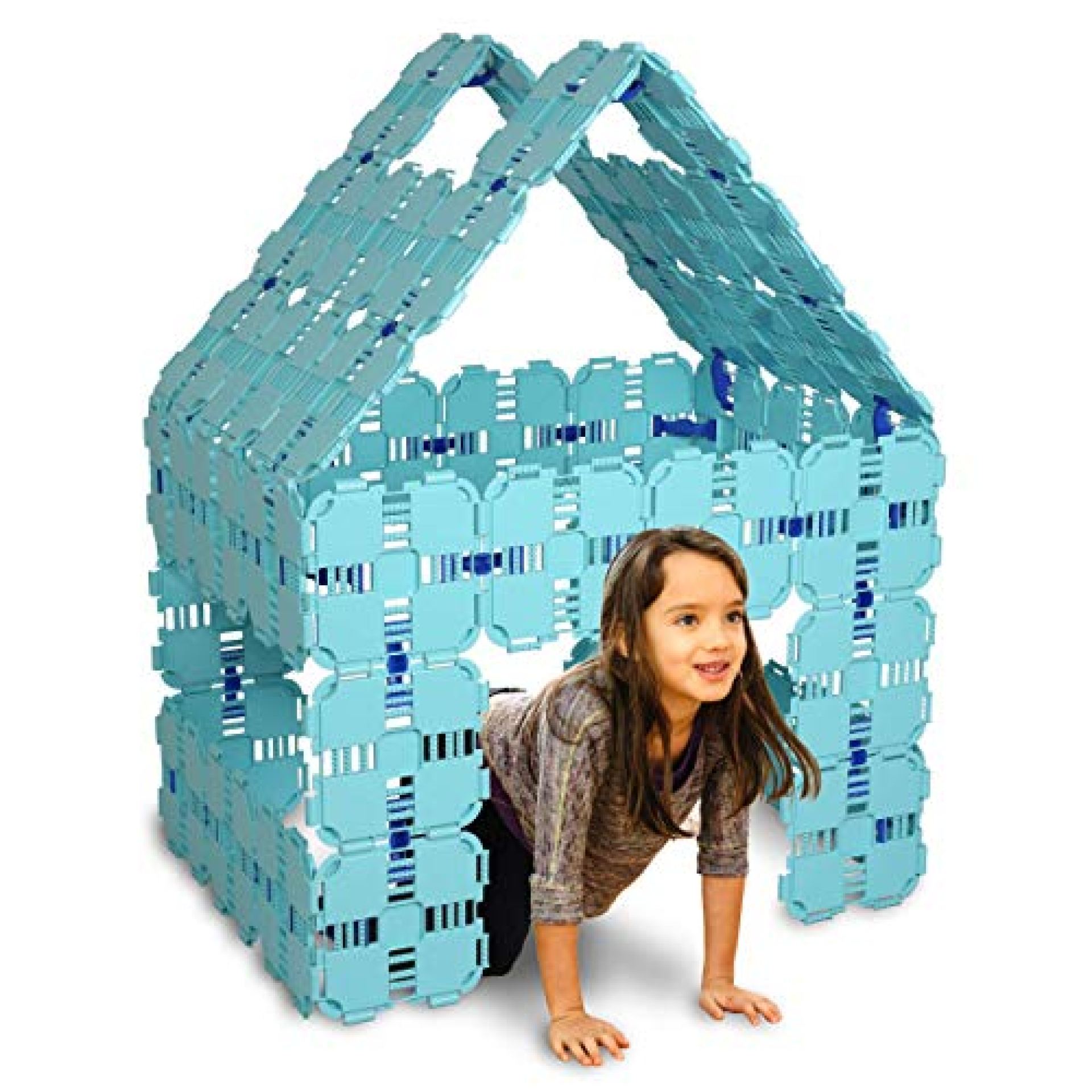 Fort Boards – Fort Building Kit | Jumbo Blocks Kids Toy | 90 Piece Set: Light Blue Fort Boards – Fort Building Kit | Jumbo Blocks Kids Toy | 90 Piece Set: Light Blue
