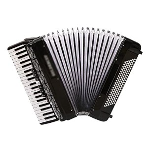 KAFELE 120 Bass Three-Row Reed Accordion 41 Keys Keyboard Accordion with Black Backpack + Black