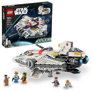 LEGO Star Wars Ahsoka Ghost and Phantom II Spaceship Toy – Star Wars Building Toys Set for Kids,