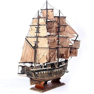 LJFFJL Wooden 3D Puzzles USS Constitution Vessel Ship Model Building Kits for Adults and Kids, DIY