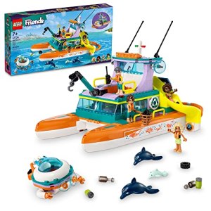 LEGO Friends Sea Rescue Boat 41734 Building Toy Set for Boys & Girls Ages 7+ Who Love The Sea,