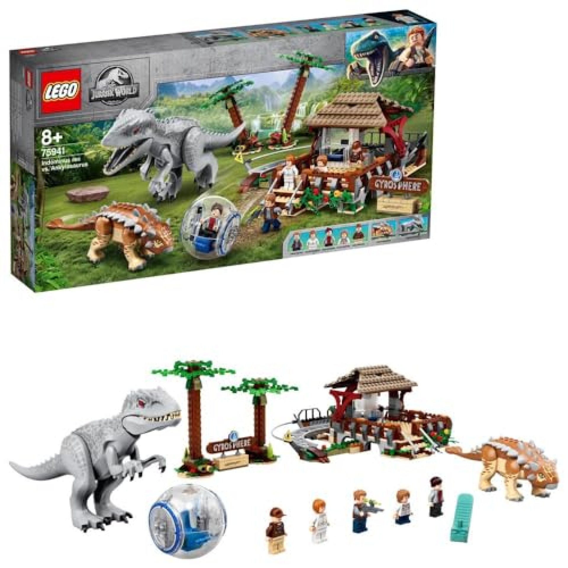 LEGO Jurassic World Indominus rex vs. Ankylosaurus 75941 Building Kit (537 Pieces) LEGO Jurassic World Indominus rex vs. Ankylosaurus 75941 Building Kit (537 Pieces)