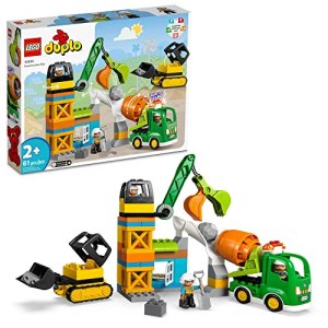LEGO DUPLO Town Bulldozer Construction Vehicle Toy Set 10990, Early Development and Activity Toys,