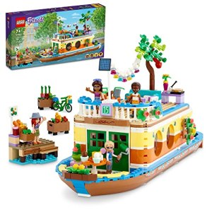 LEGO Friends Canal Houseboat 41702 Building Kit; Comes with 4 Mini-Dolls Including Mia and 1 Animal