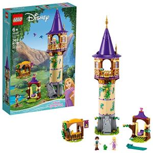 LEGO Disney Princess Rapunzel’s Tower 43187 Castle Building Toy Kit and Playset with 2 Mini-Dolls