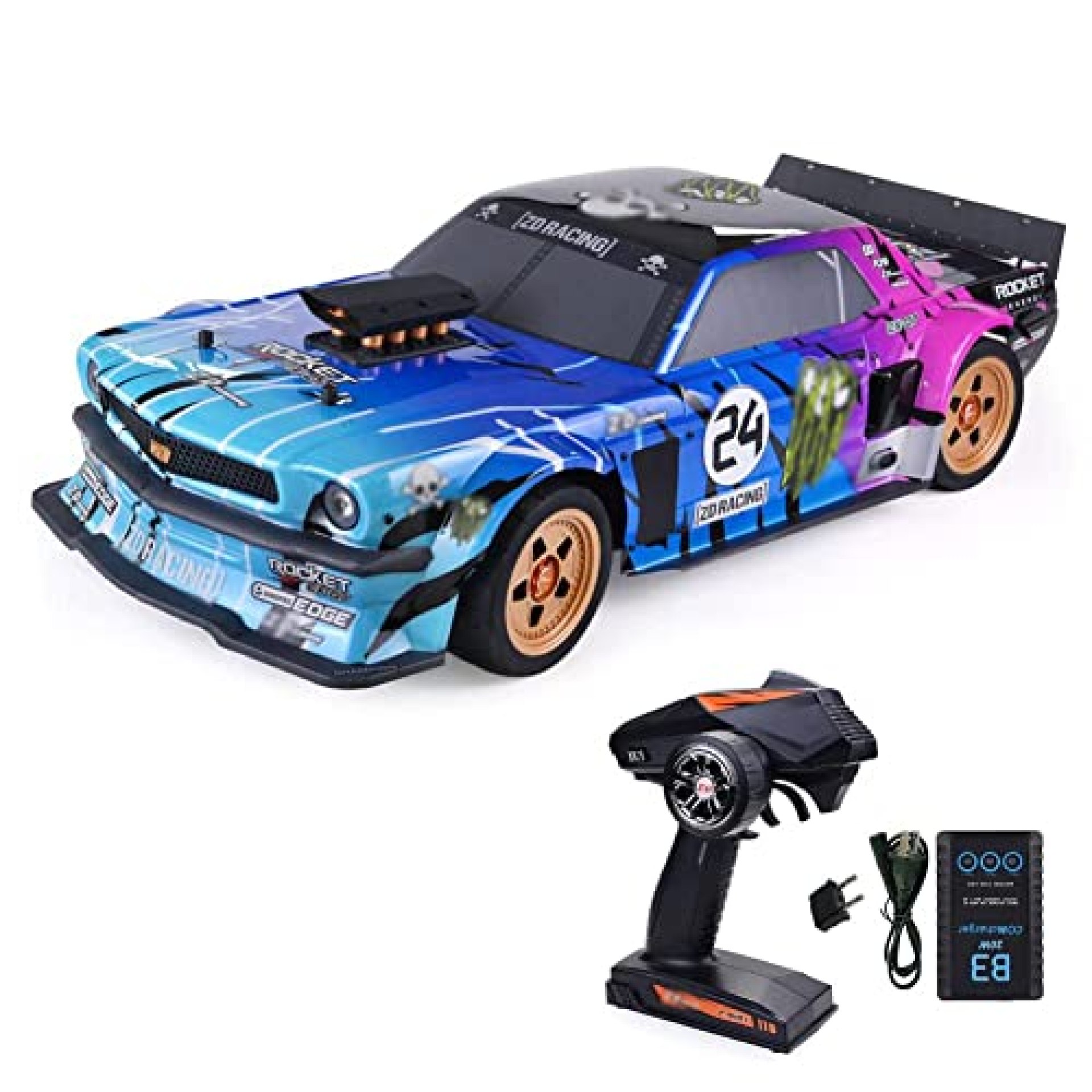 29”Large Hobby RC Cars, 110 KM/H 1:7 Scale Fast High Speed Remote Control Car For Adult Boy,4WD 29”Large Hobby RC Cars, 110 KM/H 1:7 Scale Fast High Speed Remote Control Car For Adult Boy,4WD