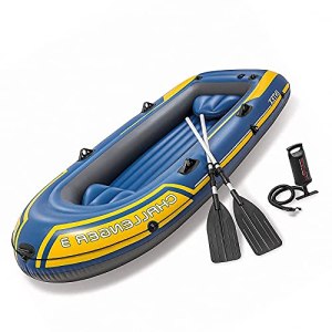 KOHARA Inflatable Boats, Inflatable Boat with Oars for Kids, Inflatable Rafts Heavy Duty, Dinghy