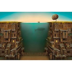 JW-MZPT Wooden Puzzle, 500/1000/1500/2000/3000/4000/5000 / 6000Pcs, Creative Gift, Underwater