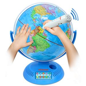 Little Experimenter Talking Globe – Interactive Globe for Kids Learning with Smart Pen – Educational